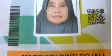 Kartu kesehatan almarhumah