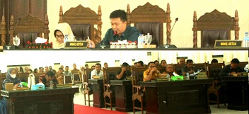 Rapat Paripurna DPRD Siantar