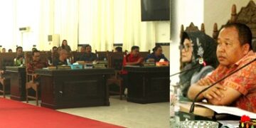 Rapat paripurna dan Ketua DPRD Siantar Timbul Marganda Lingga dengan Wali Kota dr Susanti Dewayani