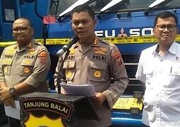 Kabid Humas Polda Sumut memberi keterangan pers