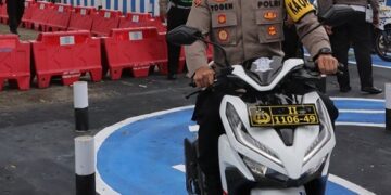 Kapolres Siantar menguji Sirkuit S