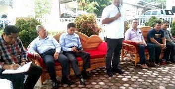Ketua Umum Mangapul Purba SE sampaikan sambutan