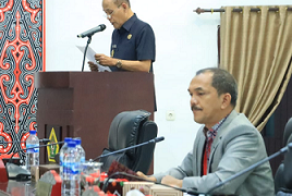 Wakil Bupati Samosir sampaikan Nota Pengantar Perubahan KUA PPAS P-APBD 2023