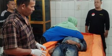 Korban di ruang jenazah