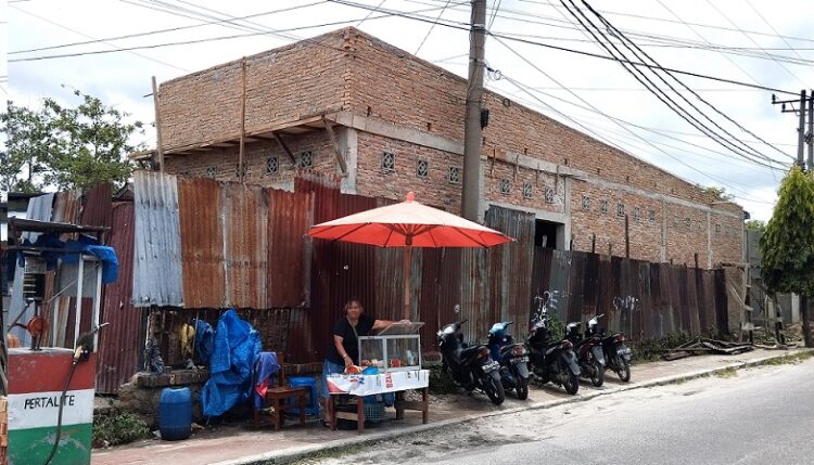Pembangunan di lahan Poltekes