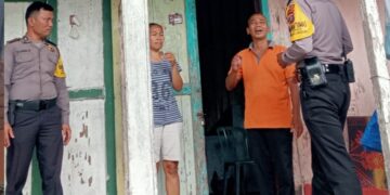 Personel Polisi turun ke TKP