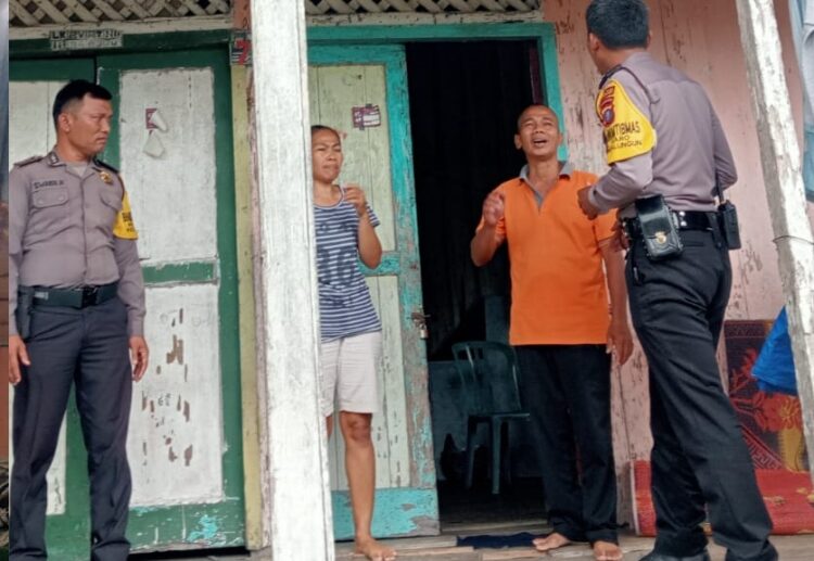 Personel Polisi turun ke TKP