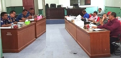RDP Dinas Damkar dan Penyelamatan dengan Komisi I DPRD Siantar.