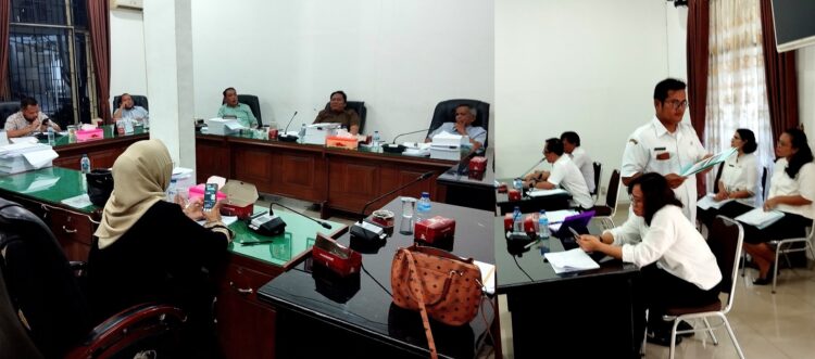 Saat rapat Komisi III dengan Dinas PRKP diskors