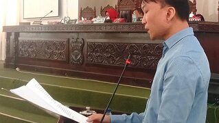 Suhanto Pakpahan bacakan pandangan akhir Fraksi Hanura