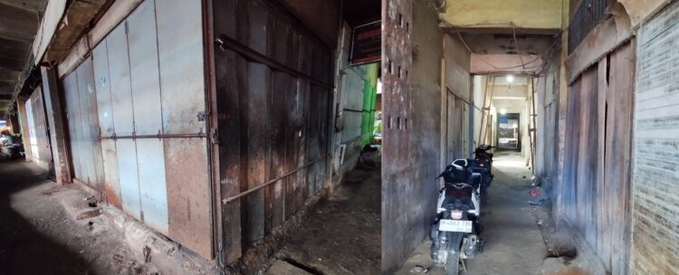 Kios yang kosong di Pasar Horas dan Pasar Dwikora
