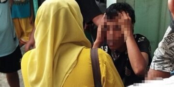 Maling HP yang sempat dipukuli