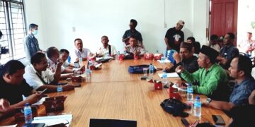 Rapat di aula Satpol PP Siantar