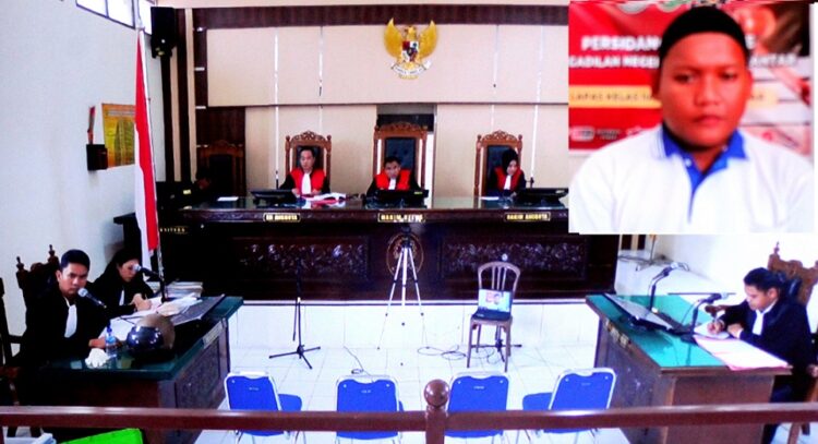 Sidang kasus pembunuhan di Pengadilan Negeri Simalungun