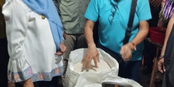 Wali Kota di Pasar Horas tinjau penjualan beras