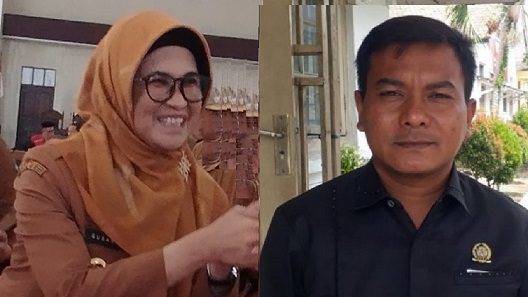 Wali Kota dr Susanti Dewayani SpA dan Ketua Frakasi Hanura DPRD Siantar Andika Prayogi Sinaga