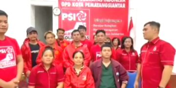Para kader PSI Siantar yang siap mundur