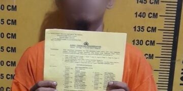 Pelaku yang dijadikan tersangka