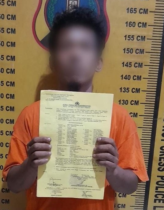 Pelaku yang dijadikan tersangka