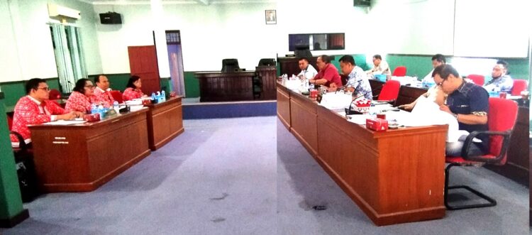 Rapat Kerja Komisi I DPRD Siantar dengan BKPSDM