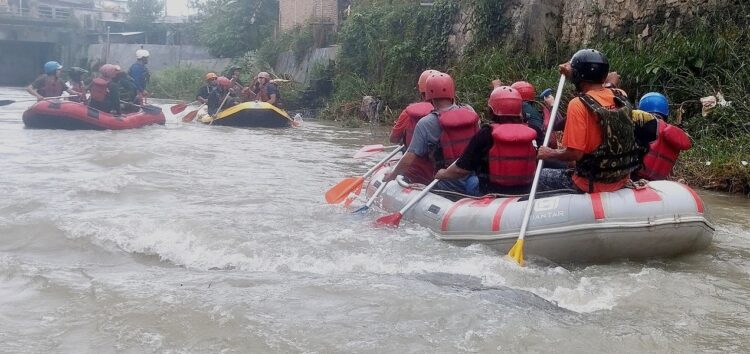 Arung jeram sungai Bah Bolon Siantar