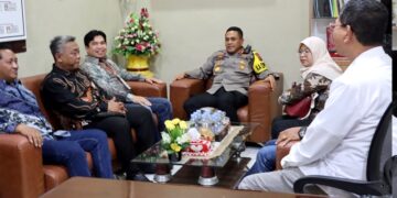 KPU Siantar audiensi dengan Kapolres
