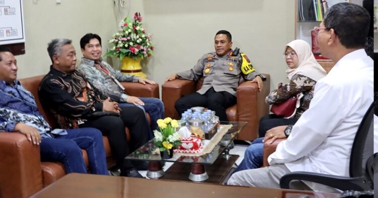 KPU Siantar audiensi dengan Kapolres