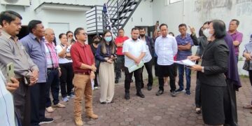 Sidang lapangan di depan objek perkara