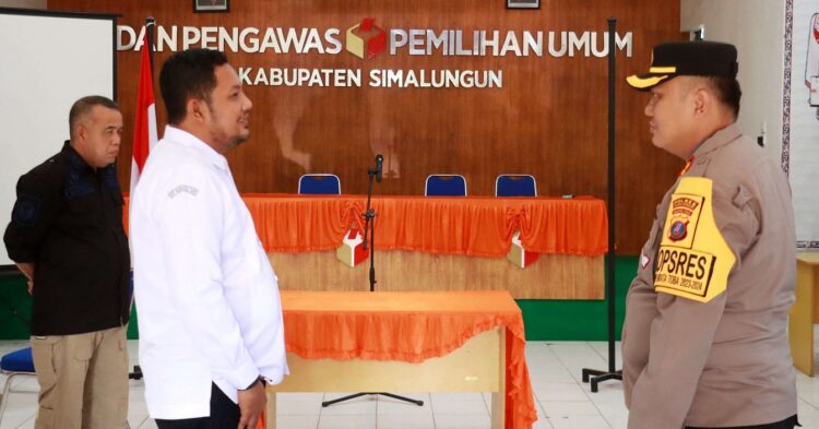 Kapolres Simalungun kunjungi kantor Bawaslu