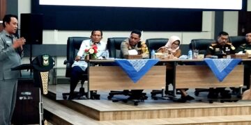 Ketua Bawaslu Kota Siantar pada Rakor