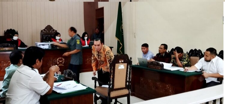 Sidang RE  Siahaan gugat KPK di PN Siantar