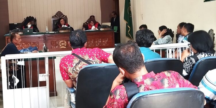 Sidang sebelumnya  di Pengadilan Negeri Siantar