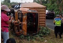 Truk yang disebut mengalami rem blong