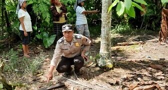 Polisi lakukan olah TKP