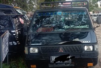 Mobil Pick up yang menabrak korban