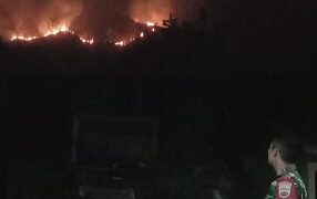 Kebakaraan lereng gunung