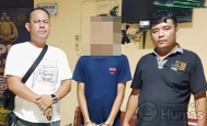 Salah seorang pelaku yang ditangkap