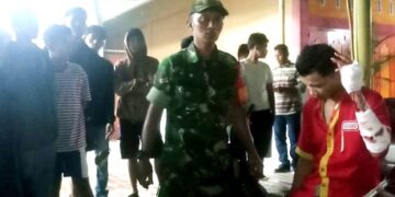 Korban yang tangannya diperban