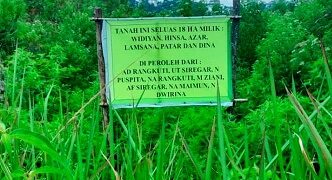 Plang sebagai bukti adanya jual beli