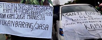 Poster tenaga kebersihan