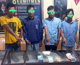 Tersangka dan barang bukti