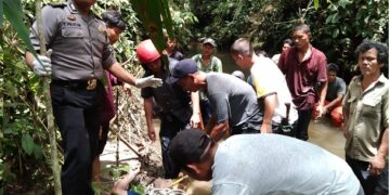 Jenazah korban saat ditemukan