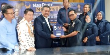 Tuhaman Purba terima formilir Bacalon Walikota