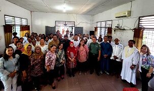 Poto bersama pelantikan Pantarlih Siantar Selatan
