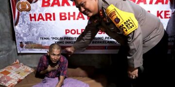 Kapolres kunjungi penyandang disabilitas