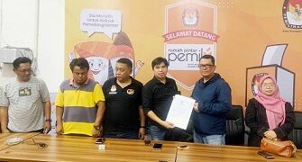KPU Siantar serahkan Berita Acara hasil rekapitulasi kepada Baawaslu Kota Siantar