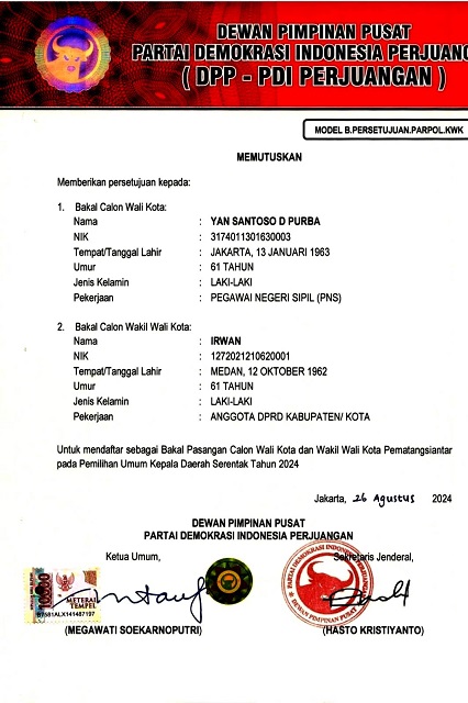 B1KWK PDI Perjuangan