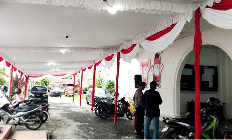Kantor KPU Siap menerima pendaftaran pasangan Bacalon Walikota dan Wakil Walikota