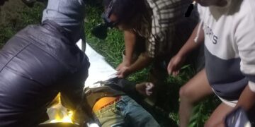 Korban setelah dievakuasi