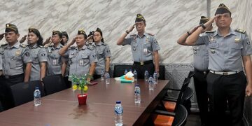 Melalui virtual, jajaran Lapas Pematangsiantar ikuti Apel Pagi Bersama Menkumham